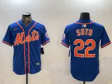 Men's New York Mets #22 Juan Soto Royal 2024 Game Nike Baseball Jersey