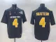 Men's Arizona State Sun Devils #4 Cam Skattebo 2024 F.U.S.E. Black Pat Tillman & Peach Bowl Jersey