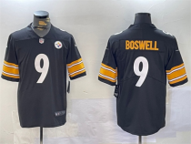 Men's Pittsburgh Steelers #9 Chris Boswell Black Vapor Untouchable Limited  Jersey