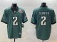 Men's Philadelphia Eagles #2 Darius Slay Jr. Green 2025 Super Bowl LIX Patch Vapor Jersey