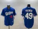 Men's Los Angeles Dodgers #49 Blake Treinen Royal 2024 Home Limited Stitched Baseball Jersey