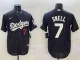 Men's Los Angeles Dodgers #7 Blake Snell Black 2024 Home Limited Stitched Baseball Jersey