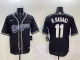 Men's Los Angeles Dodgers #11 Roki Sasaki Black With World Series Patch Jersey