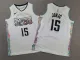 NBA Denver Nuggets #15 Nikola Jokic White Stitched Youth Jersey