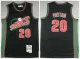 NBA Seattle Supersonics #20 Gary Payton Black 1995-96 Throwback Red Jersey