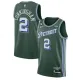 Men's Detroit Pistons #2 Cade Cunningham Green 2022/23 City Edition With NO.6 Patch Stitched Jersey