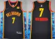 Men's Oklahoma City Thunder #7 Chet Holmgren Black 2024-25 City Edition Stitched Jersey