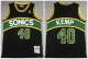NBA Seattle Supersonics #40 Shawn Kemp Black 1994-95 Throwback Stitched Jersey