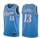 Men's Los Angeles Clippers #13 Paul George 2021/22 City Edition Light Blue 75th Anniversary