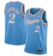 Men's Los Angeles Clippers #2 Kawhi Leonard 2021/22 City Edition Light Blue 75th Jersey