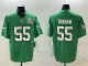 Men's Philadelphia Eagles #55 Graham Green 2025 Super Bowl LIX Patch Vapor Jersey