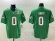 Men's Philadelphia Eagles #0 Swift Green 2025 Super Bowl LIX Patch Vapor Jersey