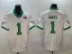 Men's Philadelphia Eagles #1 Jalen Hurts White 2025 Super Bowl LIX Patch Vapor Jersey