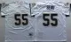 NFL San Diego Chargers Blue #55 Seau White Throwback Jersey