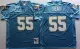 NFL San Diego Chargers Blue #55 Seau Light Blue Throwback Jersey