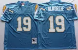 NFL San Diego Chargers Blue #19 Alworth Light Blue Throwback Jersey