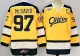 Men's Edmonton Oilers #97 Connor McDavid Yellow 2024-25 With C Patch Heritage Classic Jersey