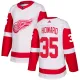 Men's Detroit Red Wings #35 Jimmy Howard White Stitched NHL Jersey