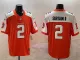 Men's Denver Broncos #2 Pat Surtain II Orange 2024 F.U.S.E. Vapor Limited Stitched Football Jersey