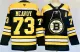 Men's Boston Bruins #73 Charlie McAvoy Black 2024-25 With A Patch Home Stitched Hockey Jersey
