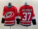 Men's Carolina Hurricanes #37 Andrei Svechnikov Red Stitched Jersey