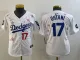 Youth  Los Angeles Dodgers #17 Shohei Ohtani White 2025 Tokyo Series Limited Stitched Jersey