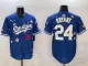 Men's Los Angeles Dodgers Front #8 Back #24 Kobe Bryant Royal 2025 Tokyo Series Jersey