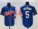 Men's Los Angeles Dodgers #5 Freddie Freeman Royal Limited Stitched Jersey
