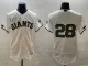 MLB San Francisco Giants #28 Buster Posey White Flex Base Elite Jersey