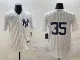 Men's New York Yankees #35 Cody Bellinger White 2024 Cool Base Stitched Jersey