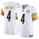 Men's Pittsburgh Steelers #4 DK Metcalf White 2024 F.U.S.E. Vapor Untouchable Limited Jersey