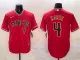 Men's Arizona Diamondbacks #4 Ketel Marte Red Nike Stitched Jersey