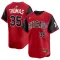 Men's Chicago White Sox #35 Frank Thomas Red/Black 2025 City Connect Limited Stitched Jersey