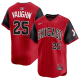 Men's Chicago White Sox #25 Andrew Vaughn Red/Black 2025 City Connect Limited Stitched Jersey