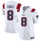 Men's New England Patriots #8 Stefon Diggs White 2025 F.U.S.E. Vapor Limited Jersey