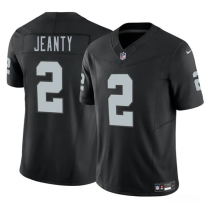 Men's Las Vegas Raiders #2 Ashton Jeanty Black 2025 F.U.S.E. Vapor Limited Jersey