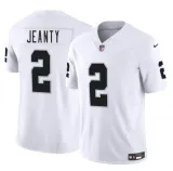 Men's Las Vegas Raiders #2 Ashton Jeanty White 2025 F.U.S.E. Vapor Limited Jersey