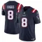 Men's New England Patriots #8 Stefon Diggs Navy 2025 F.U.S.E. Vapor Limited Jersey