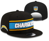 NFL San Diego Chargers Black Snapback Hats