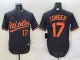 MLB Baltimore Orioles #17 Cowser Black Game Nike Jersey