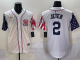 Men's New York Yankees #2 Derek Jeter White American Style Limited Stitched Jersey