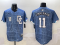 Men's MLB Washington Nationals #11 Zimmerman Blue 2025 City Connect Limited Jersey
