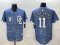 Men's MLB Washington Nationals #11 Zimmerman Blue 2025 City Connect Limited Jersey