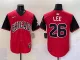 Men's Chicago White Sox #26 Lee Red/Black 2025 City Connect Limited Stitched Jersey