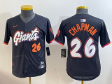 Youth San Francisco Giants #26 Matt Chapman 2025 City Connect Limited Jersey