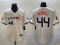 Men's Houston Astros #44 Yordan Alvarez Cream 2025 City Connect With Texas Patch Jersey