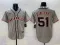 Men's San Francisco Giants #51 Jung Hoo Lee Grey Stitched Baseball Jersey
