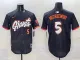 MLB San Francisco Giants #5 Yastrzemski Anthracite 2025 City Connect Limited Jersey