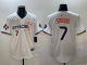 Men's Houston Astros #7 C.J. Stroud  White 2025 City Connect With Texas Patch Jersey