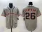 Men's San Francisco Giants #26 Matt Chapman Grey Stitched Baseball Jersey